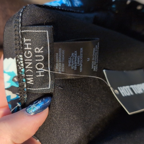 Chaps Blue Ruffle Halter Bikini Top & Bottom SZ 6 - Picture 15 of 16